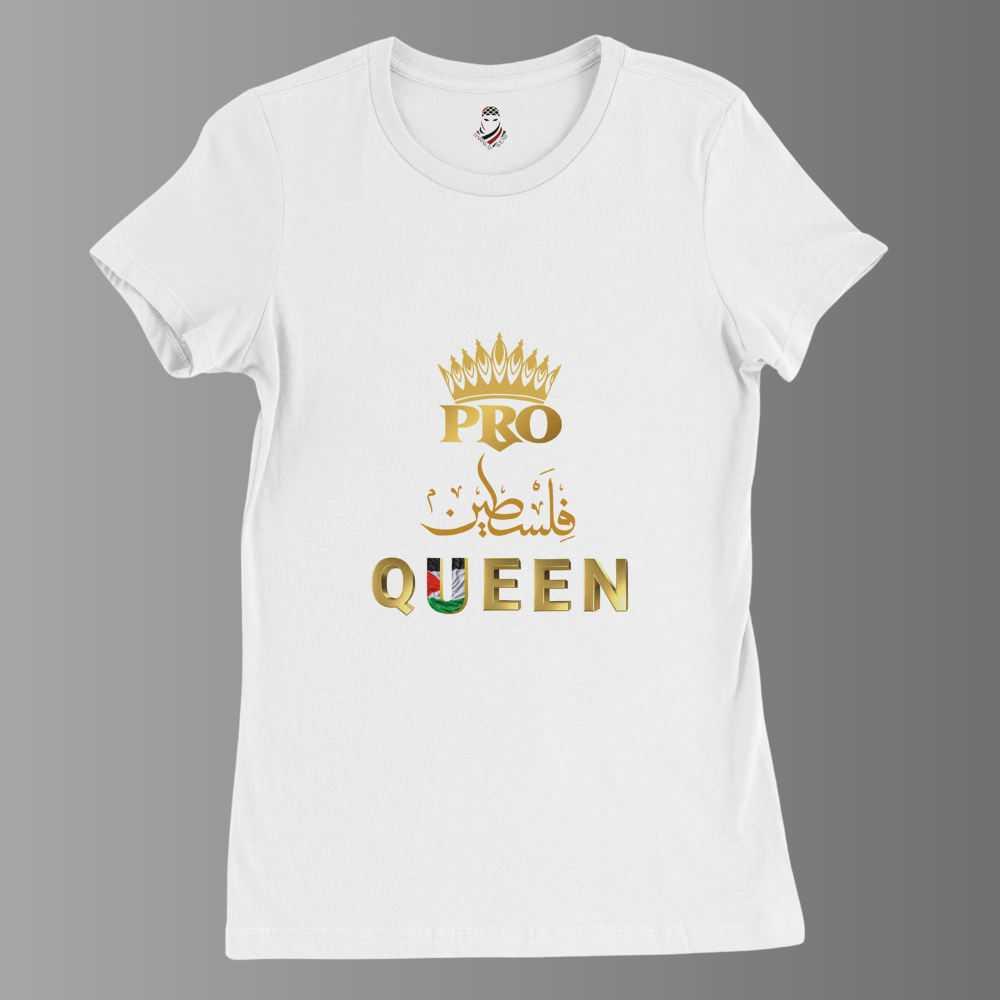 Pro Falasteen QUEEN T-shirt | White